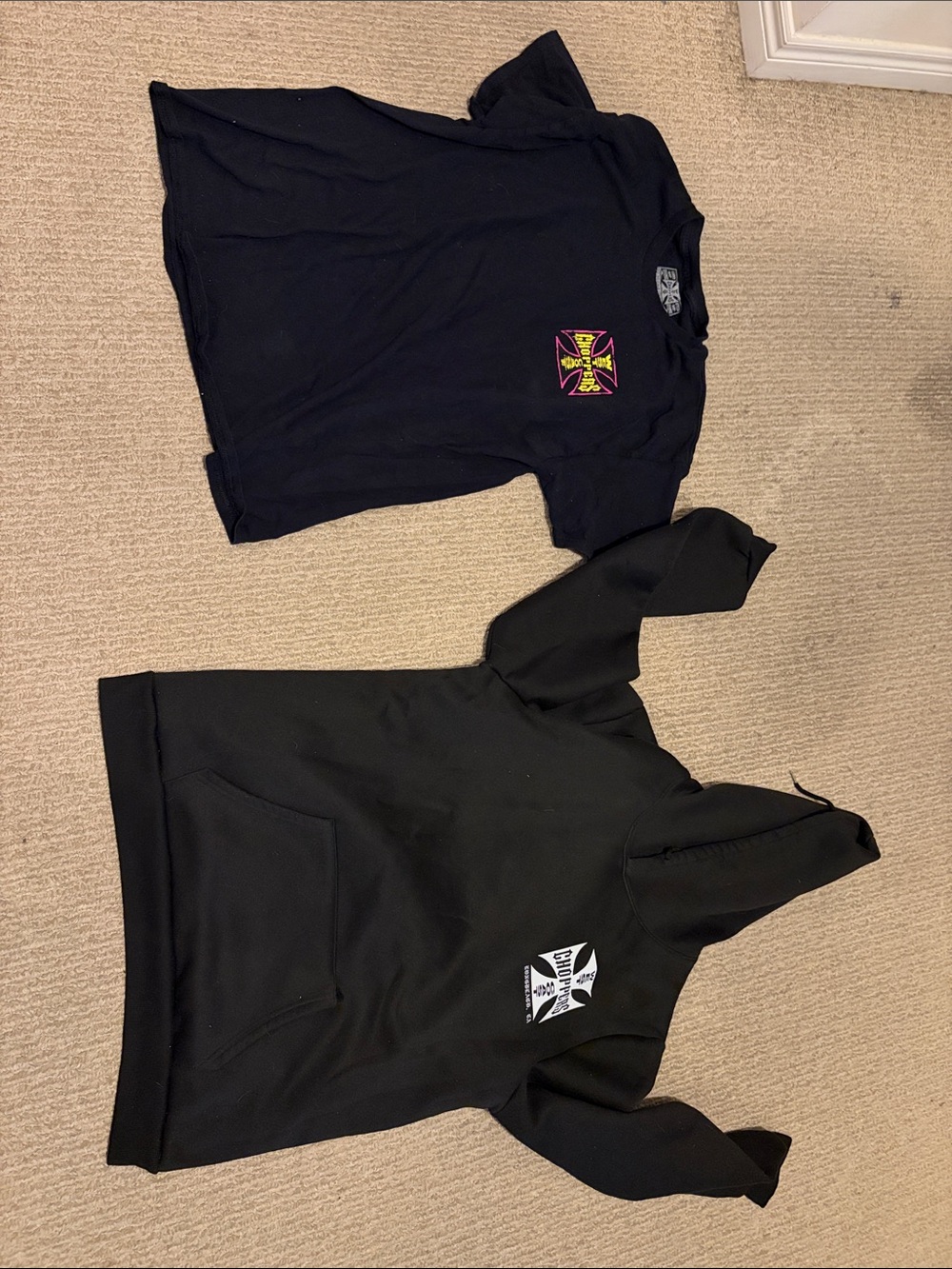 West Coast Choppers Black Graphic Short Sleeve Tee and sweater